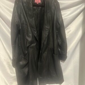 Stylish Black Leather Jacket for Women